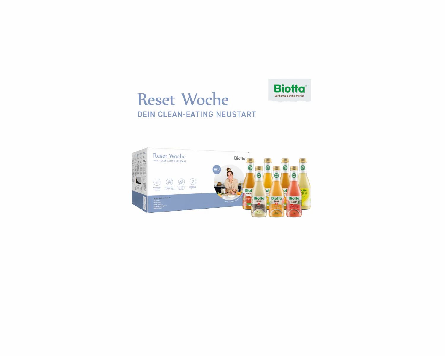 Biotta Reset Woche BIO Saft und Suppen Paket