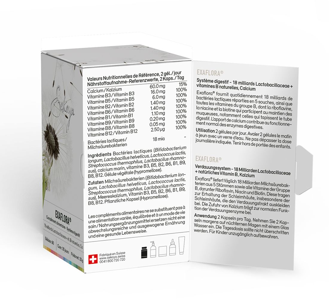 Sekoya Swiss - Exaflora | Natürliche Probiotika