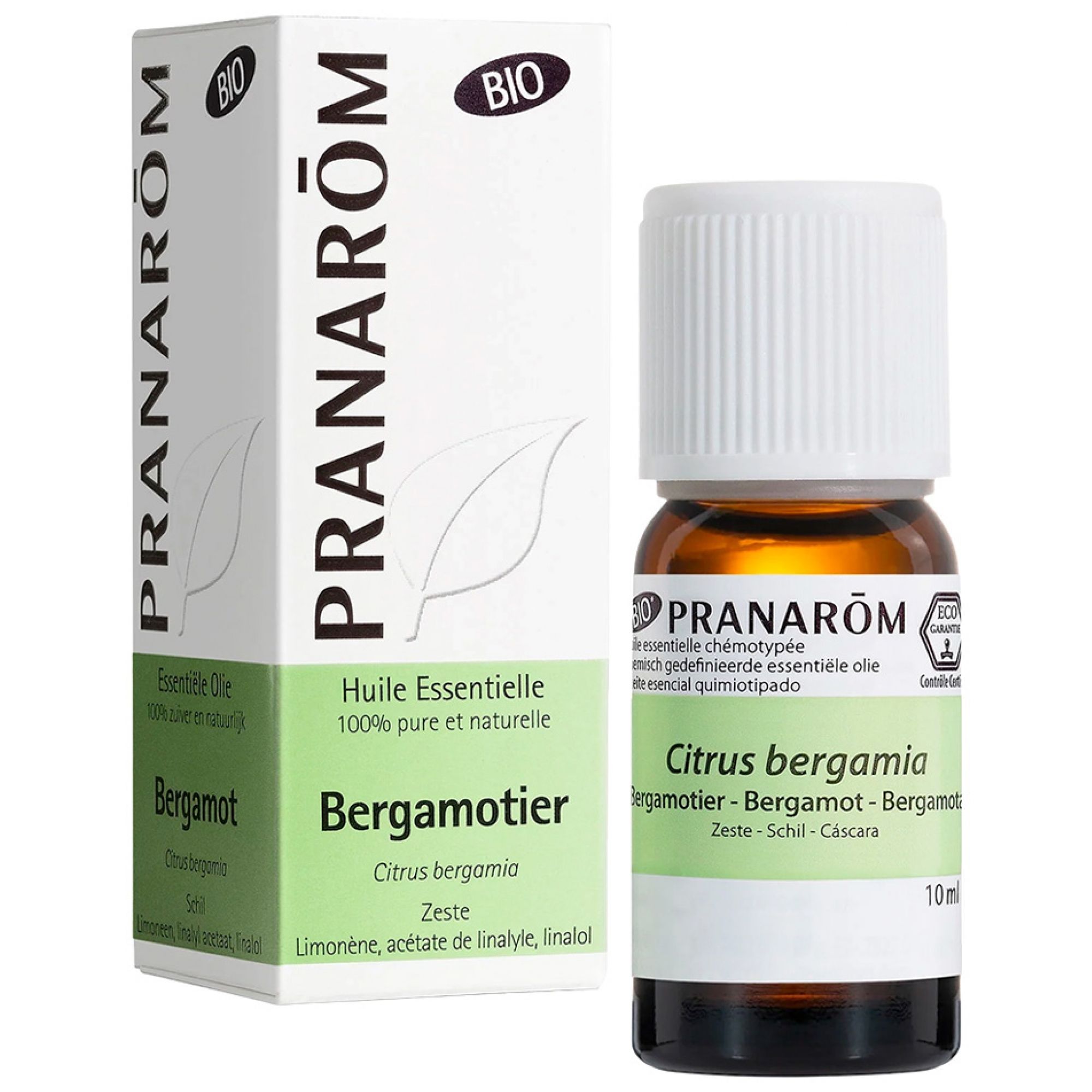 Pranarôm Bio Ätherisches Öl Bergamotte (Citrus bergamia) 3x8x3 cm
