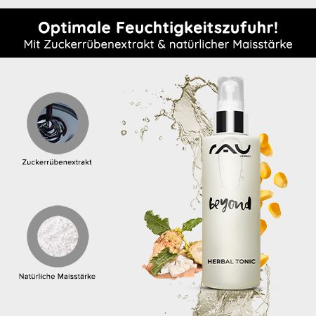 RAU Cosmetics Naturkosmetik Gesichtswasser beyond Herbal Tonic 200 ml - Toner fürs Gesicht