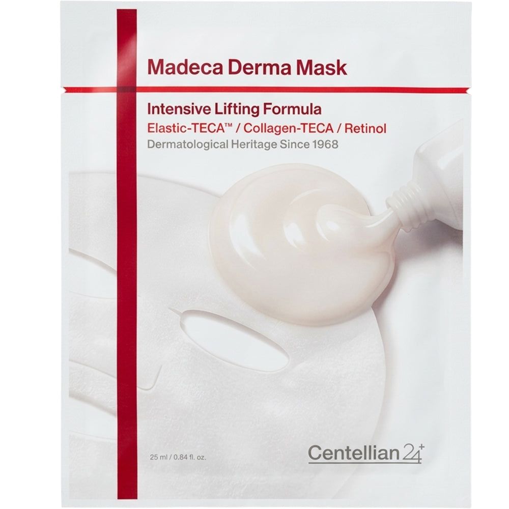 Centellian24 Madeca Derma Mask Intensive Lifting – Tuchmaske mit Niacinamid und Retinol 1 St Gesichtsmaske