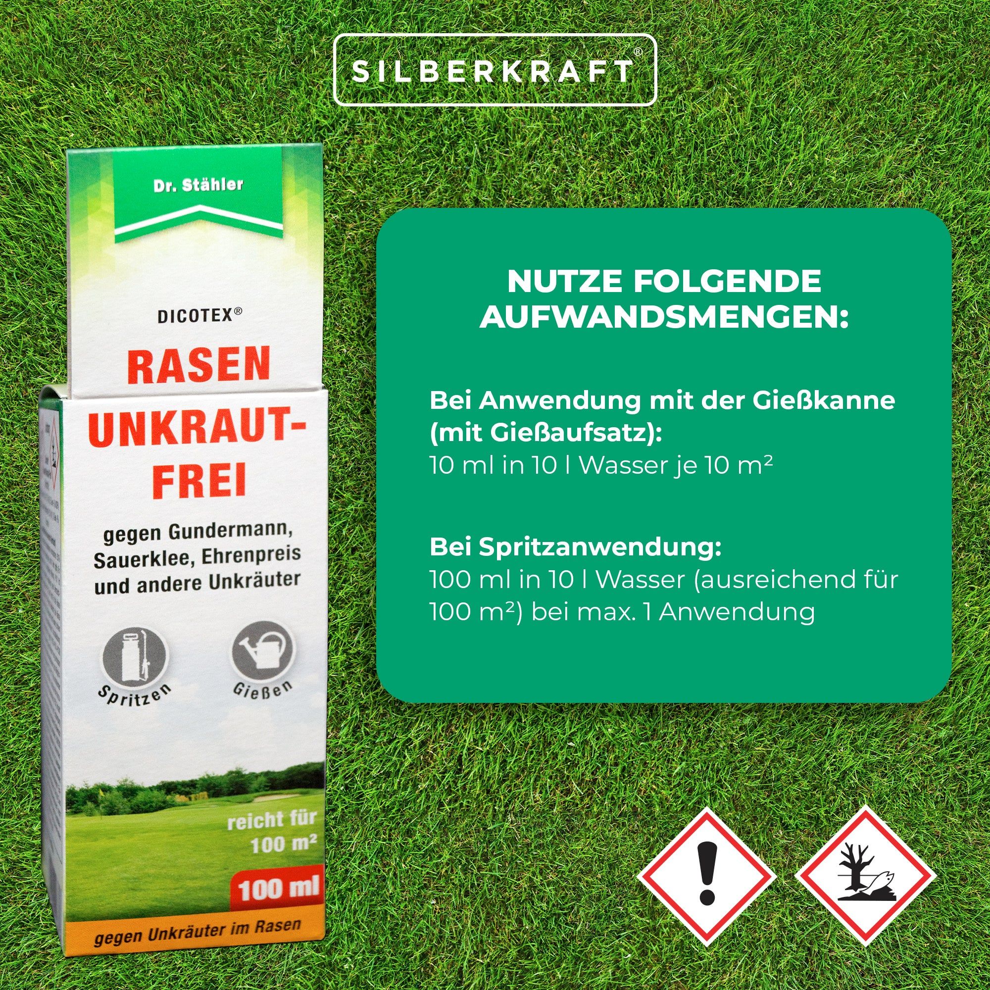 SILBERKRAFT Dicotex Rasenunkraut-Frei