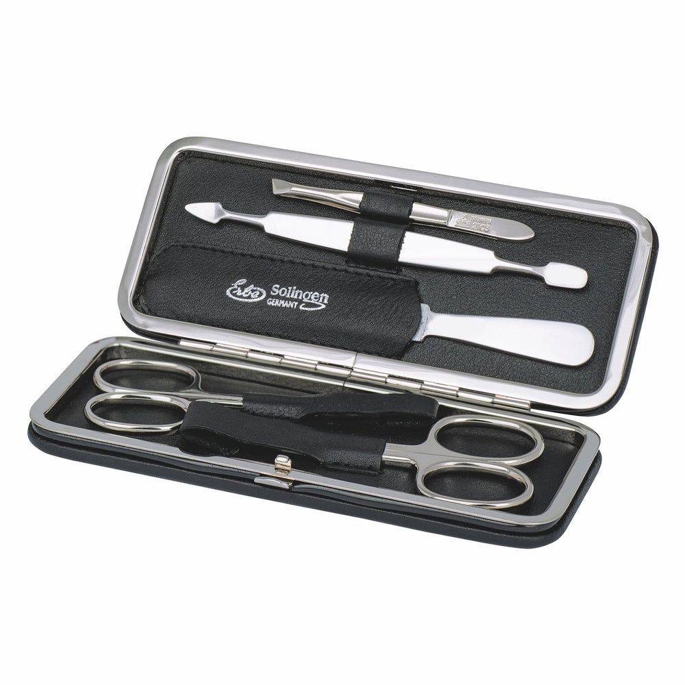 Erbe Solingen Maniküre Bügeletui Schwarz 5-teilig 1 St Set