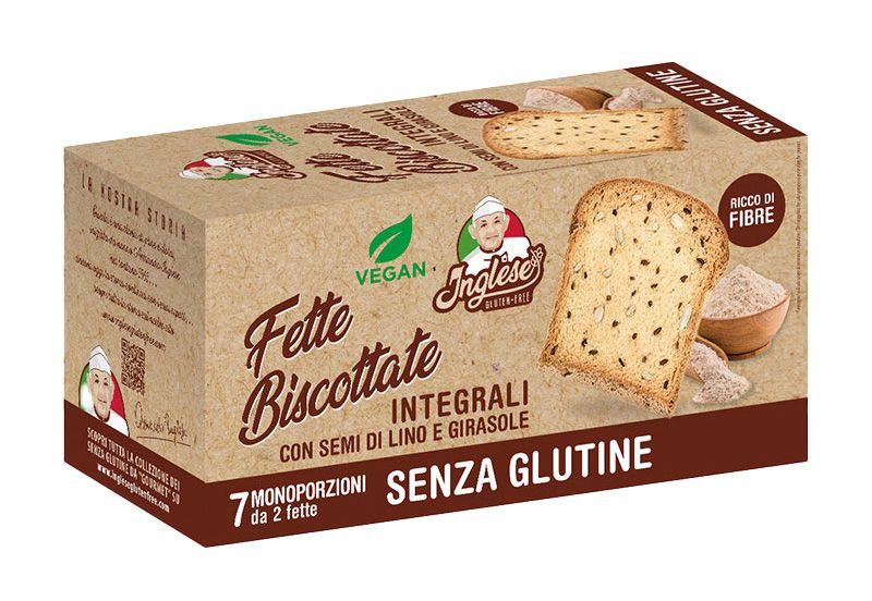 Gaia Inglese Fette Biscottate Integrali Con Semi Di Lino E Girasole 200 G - Immagine 6