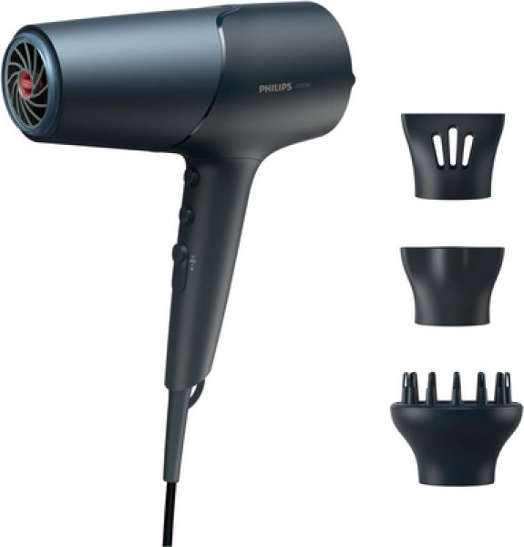 Philips Haartrockner BHD512/20 Blaugrün und Metallic
