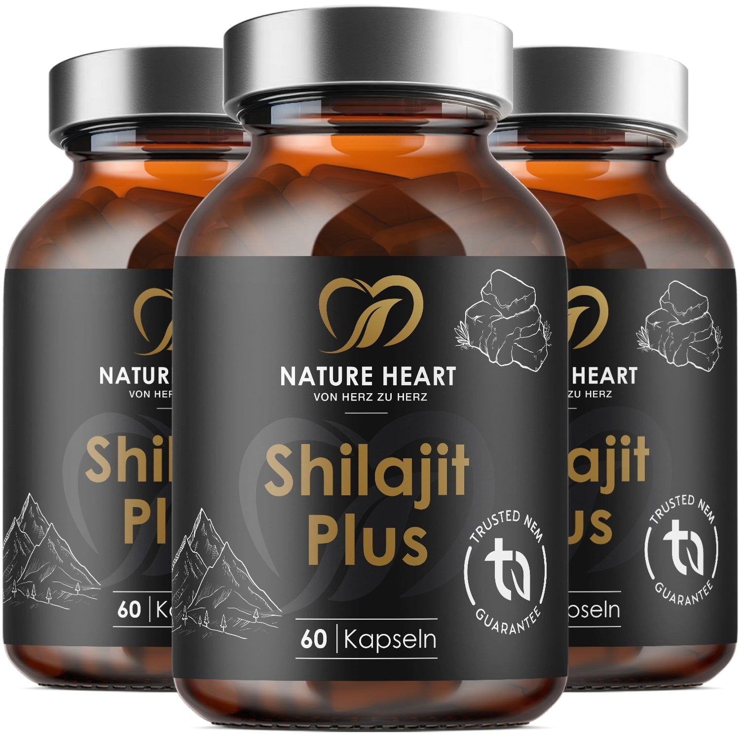 Nature Heart Shilajit 3x60 St Kapseln