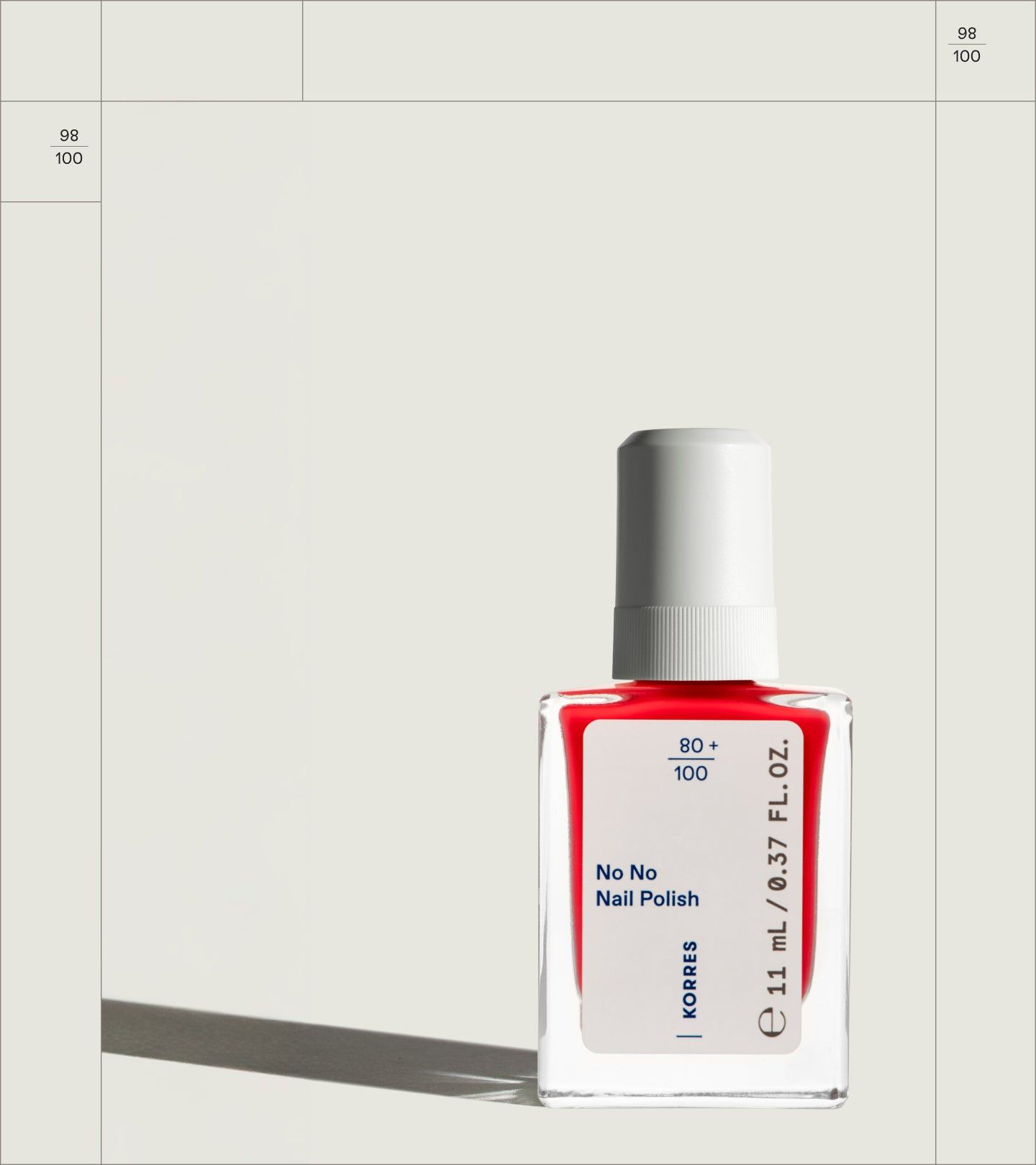 Korres No Nail Polish 45 true coral 11 ml Flaschen