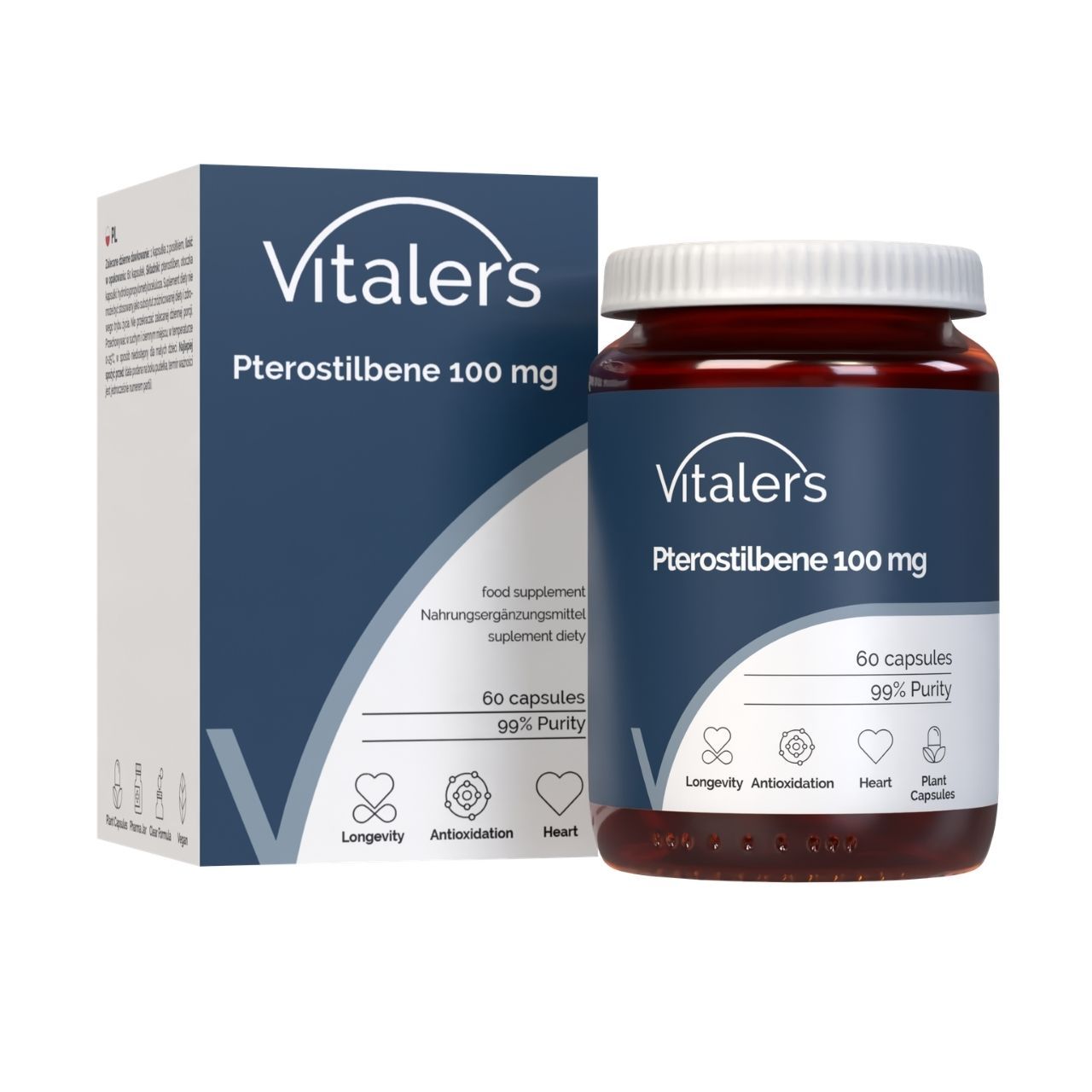 Vitaler’s Pterostilben 100 mg 60 St Kapseln