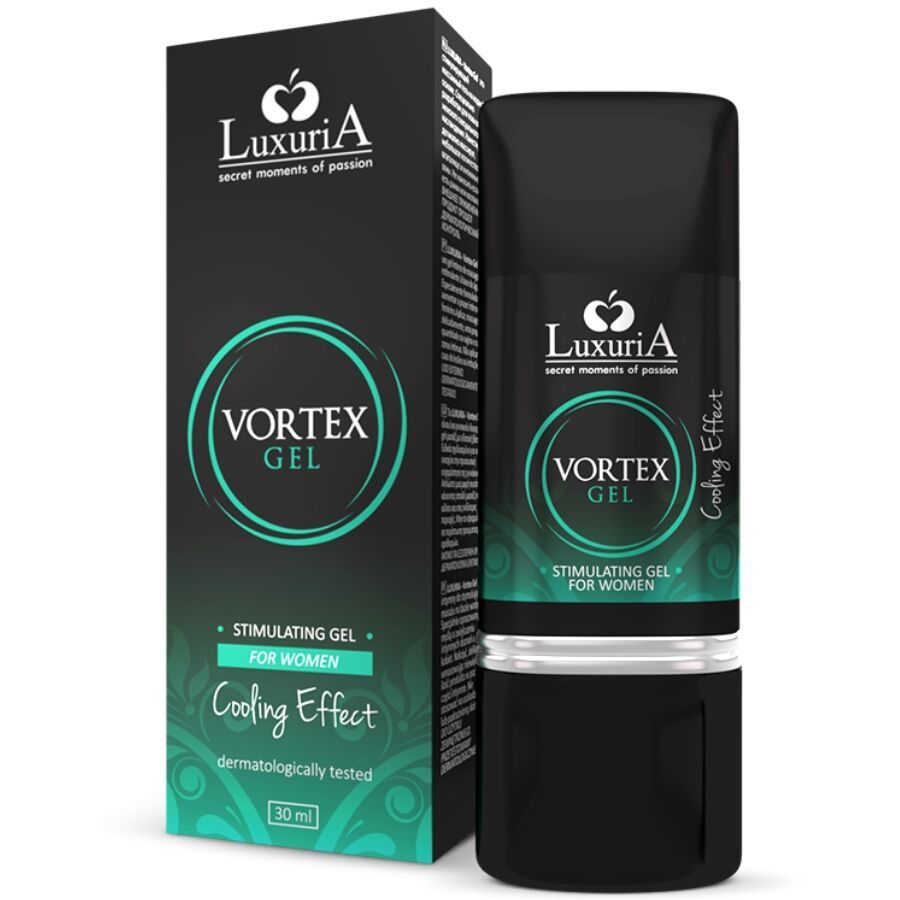 LuxuriA Vortex Gel, stimulierendes Kühl-Gel für Frauen, 30 ml.