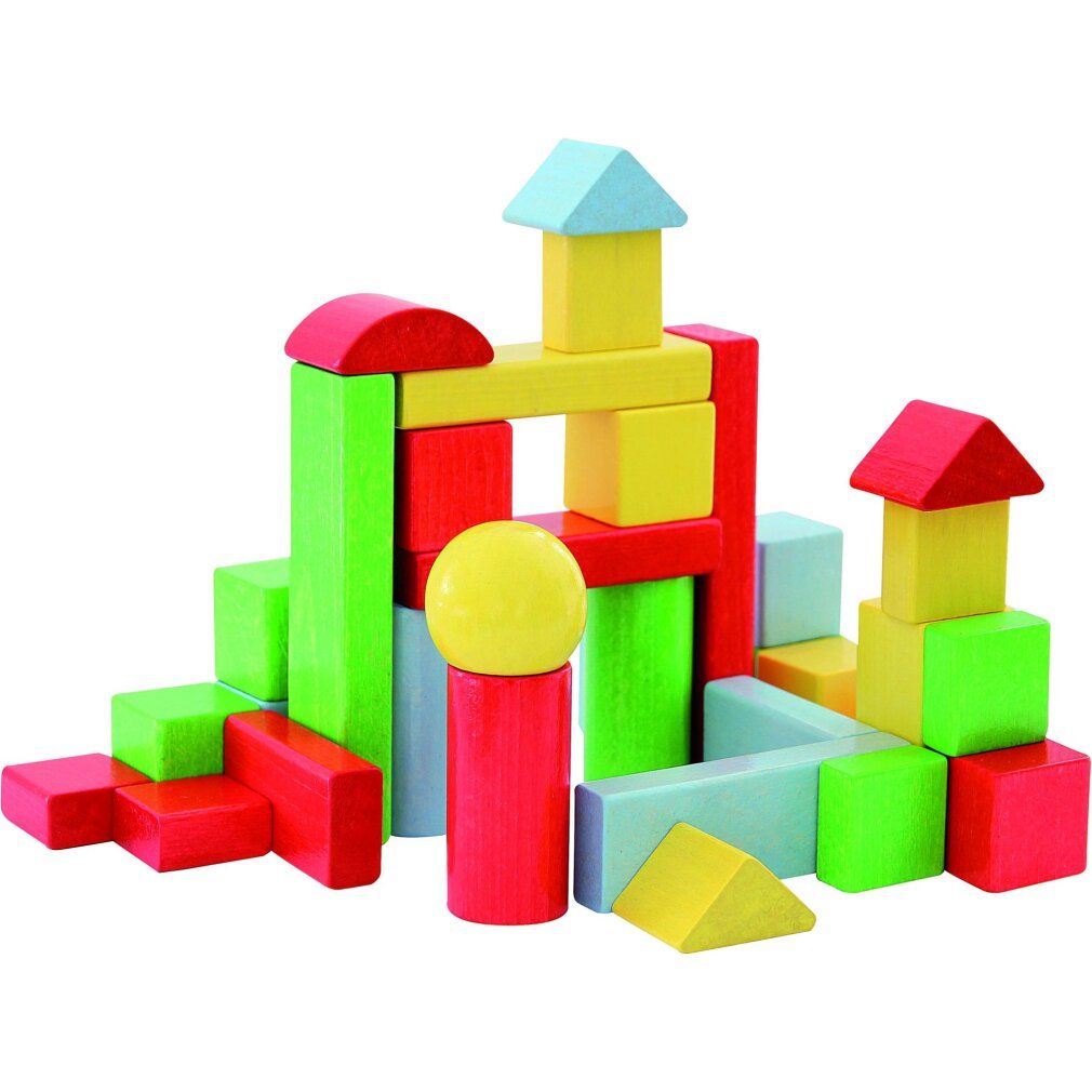 Spielmaus  Bausteine in Trommel
