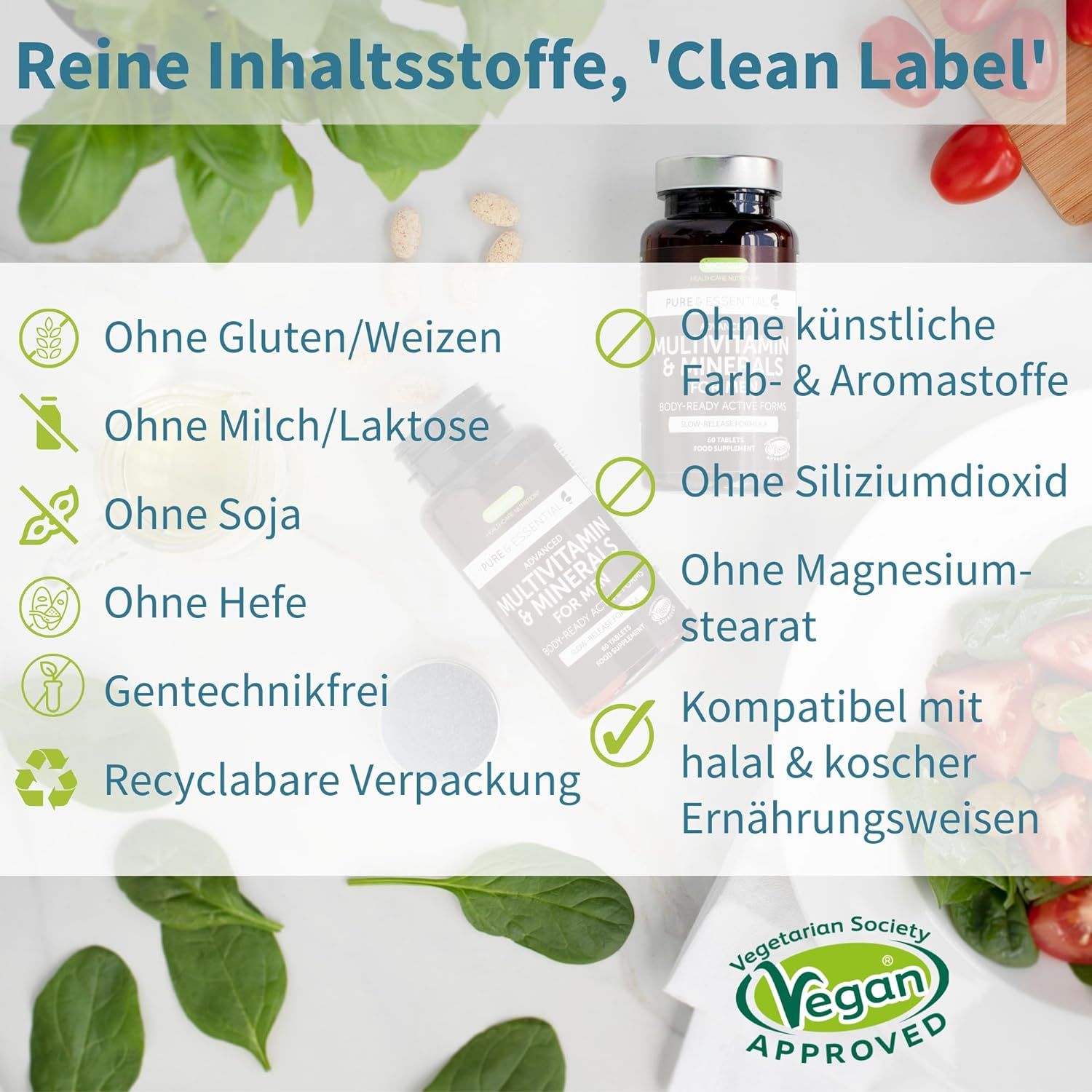 Igennus Advanced Multivitamin Tabletten für Männer