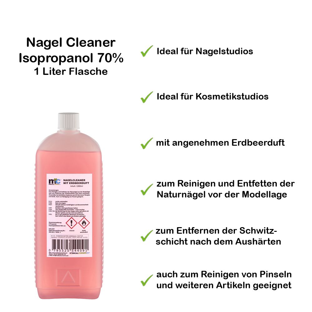 Medicalcorner24 Isopropanol 70% Nagel Cleaner