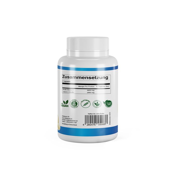 VitaSanum® L-Citrullin Malat 120 St Kapseln