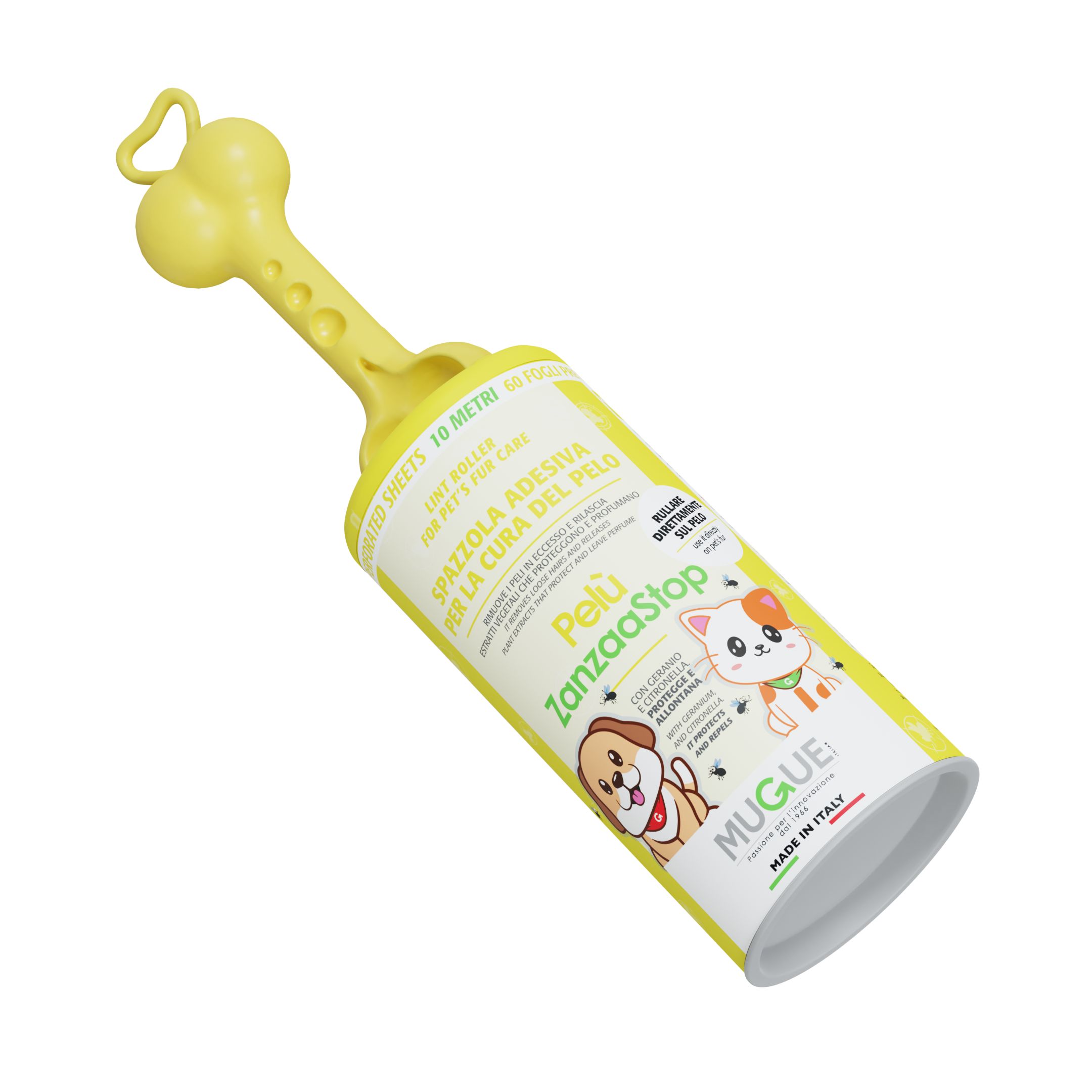 Mugue spazzola adesiva pelù Zanzaa Stop - 10 metri 60 strappi