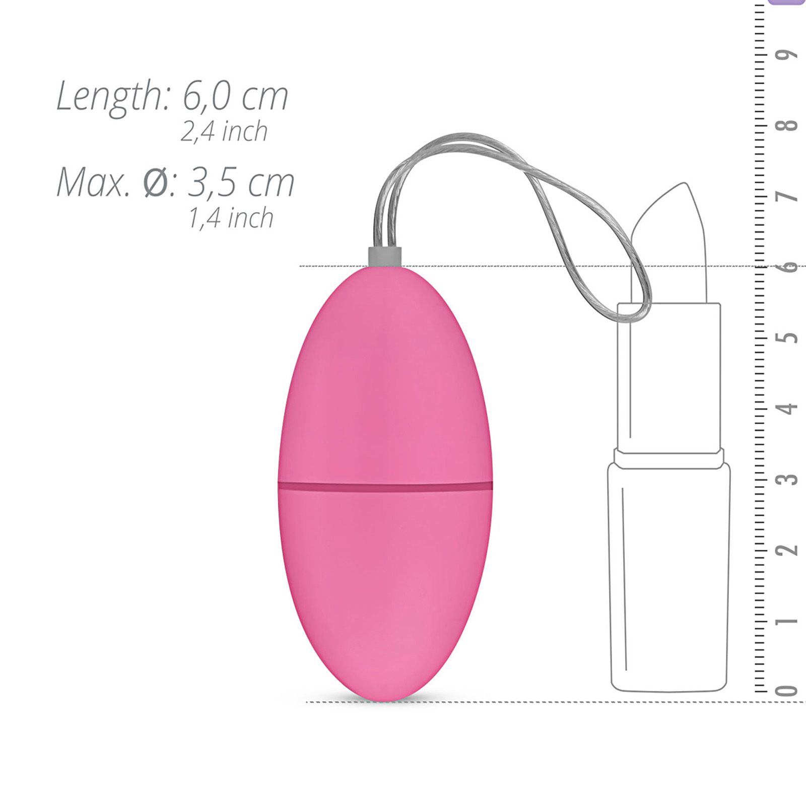 Easytoys - Vibro Ei Vibrator mit Fernbedienung - Pink