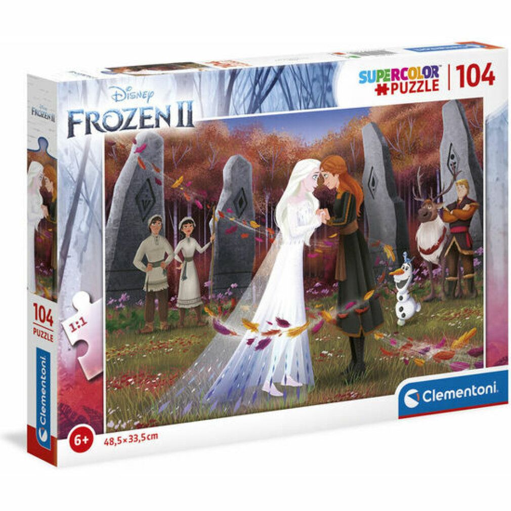 Clementoni 25719 - 104 Teile Puzzle - Frozen 2/ Die Eiskönigin 2