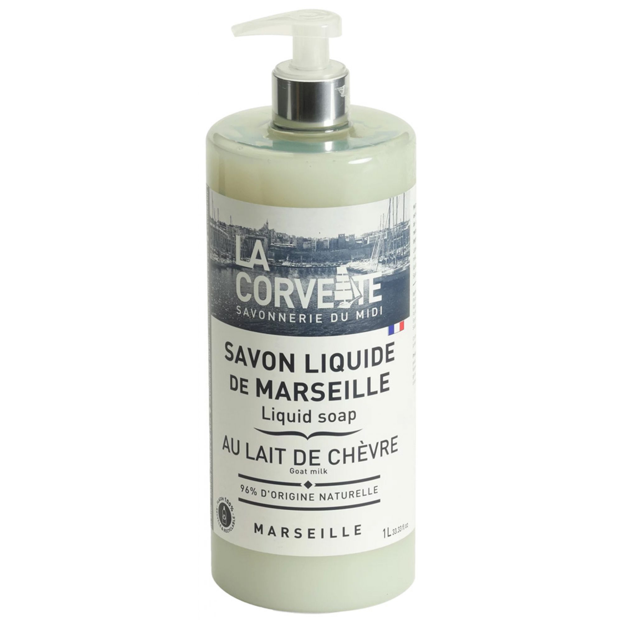 La Corvette Marseille Flüssigseife Ziegenmilch 24x8,3x8,3 cm