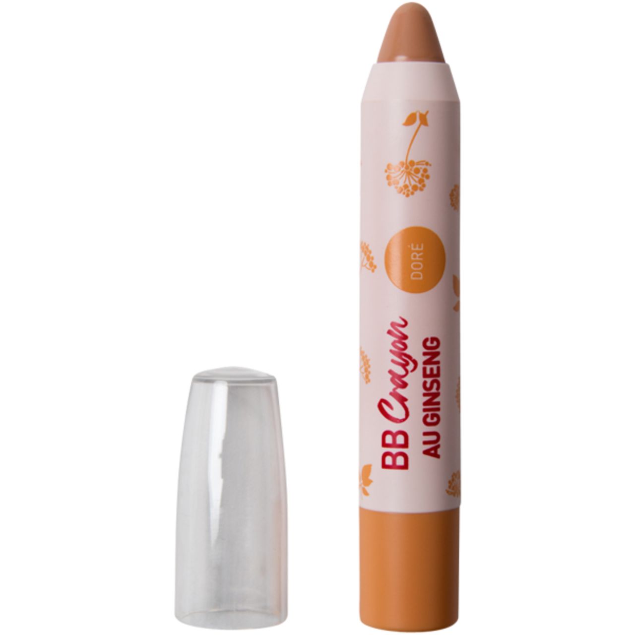 Make-up-Stift mit Deckel. Aufschrift: BB Crayon AU GINSENG. Farbe: dore.
