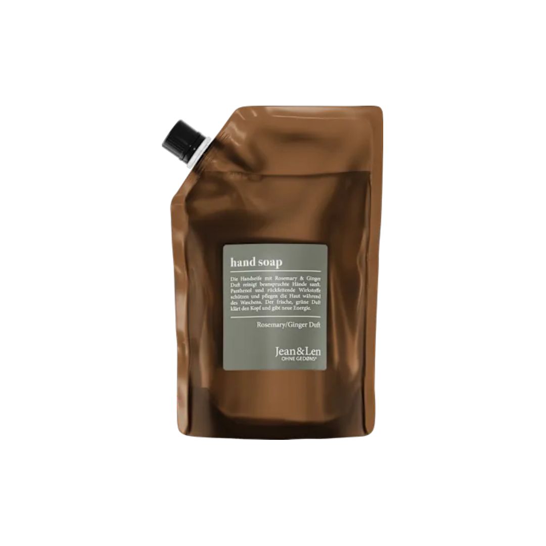 Flüssigseife rosemary & ginger, Rosmarin & Ingwer, Nachfüllpack, 0,5 l