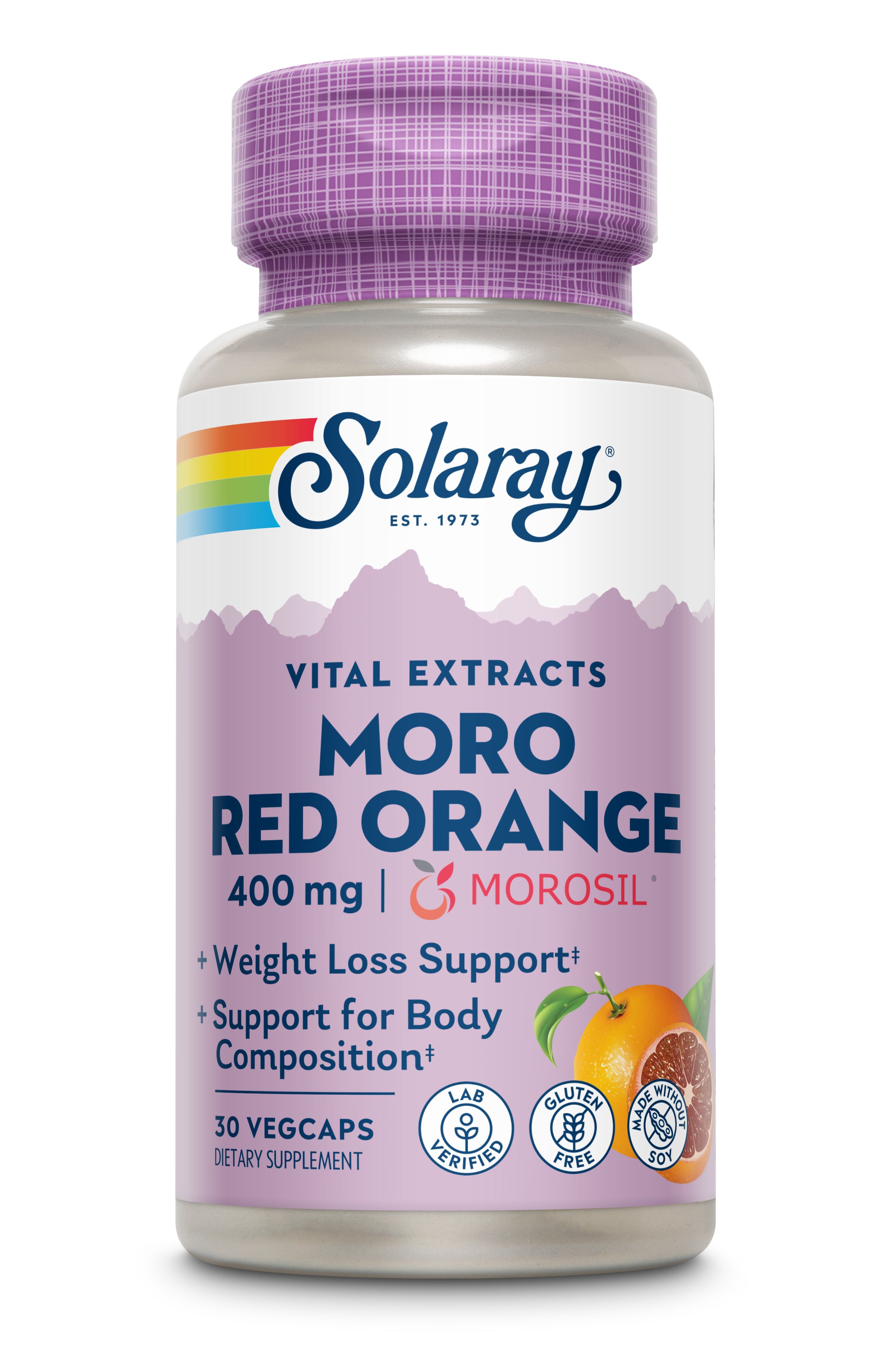 Solaray Moro Red Orange 400 mg 30 St Kapseln