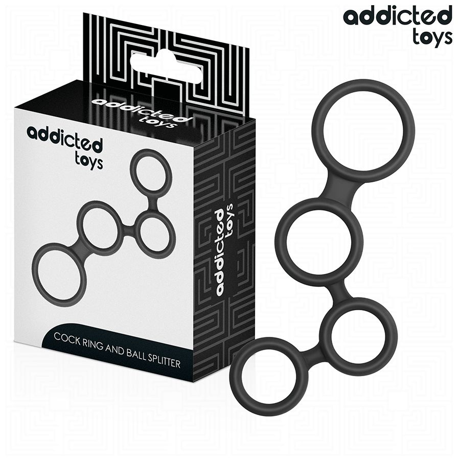 Addicted Toys - Penisring mit Hodenteilern 1 St