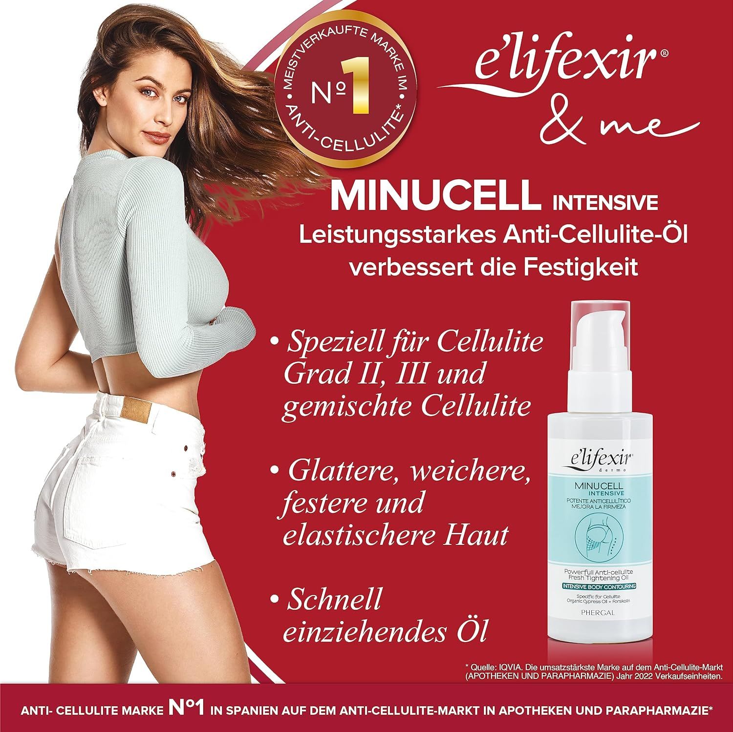 Elifexir Minucell Anti-Cellulite-Öl 100 ml