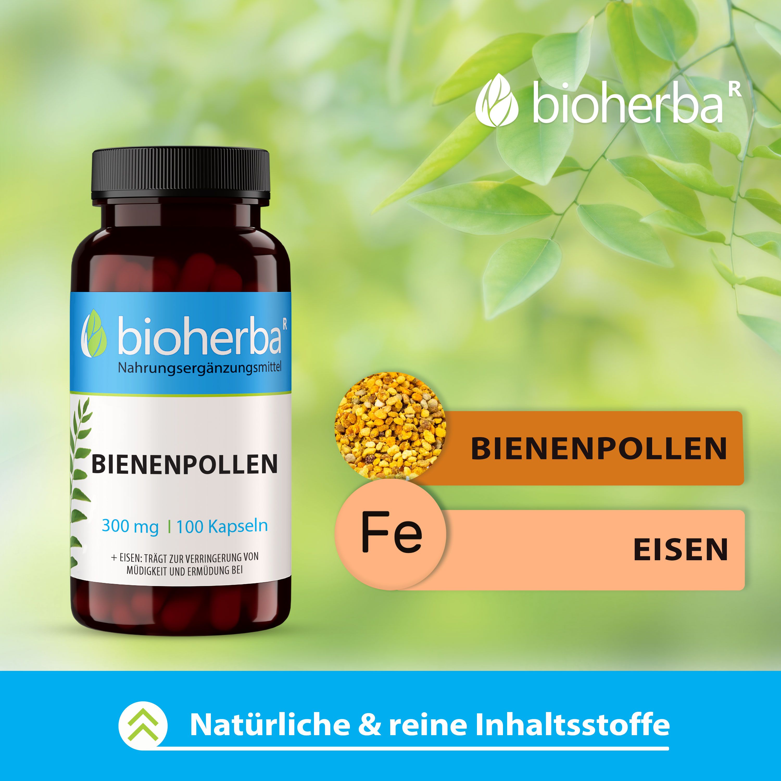 Bioherba Bienenpollen Kapseln