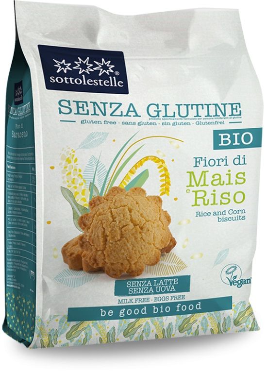 Fiori di Mais e Riso Biscotti Senza Glutine - Sottolestelle