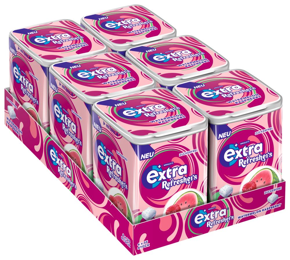 Extra Refreshers Watermelon Raspberry Kaugummi 6x35 St