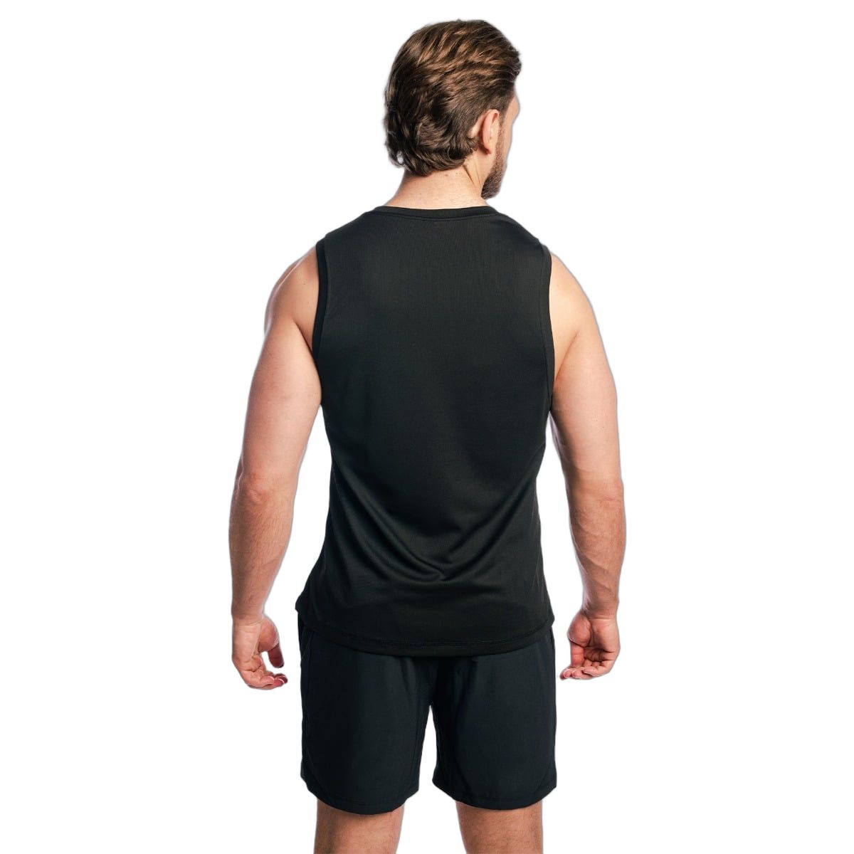 GymBeam Tanktop Herren regular aus Mesh Black