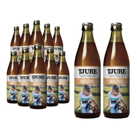 Tjure Hund Geflügel Doppelpack