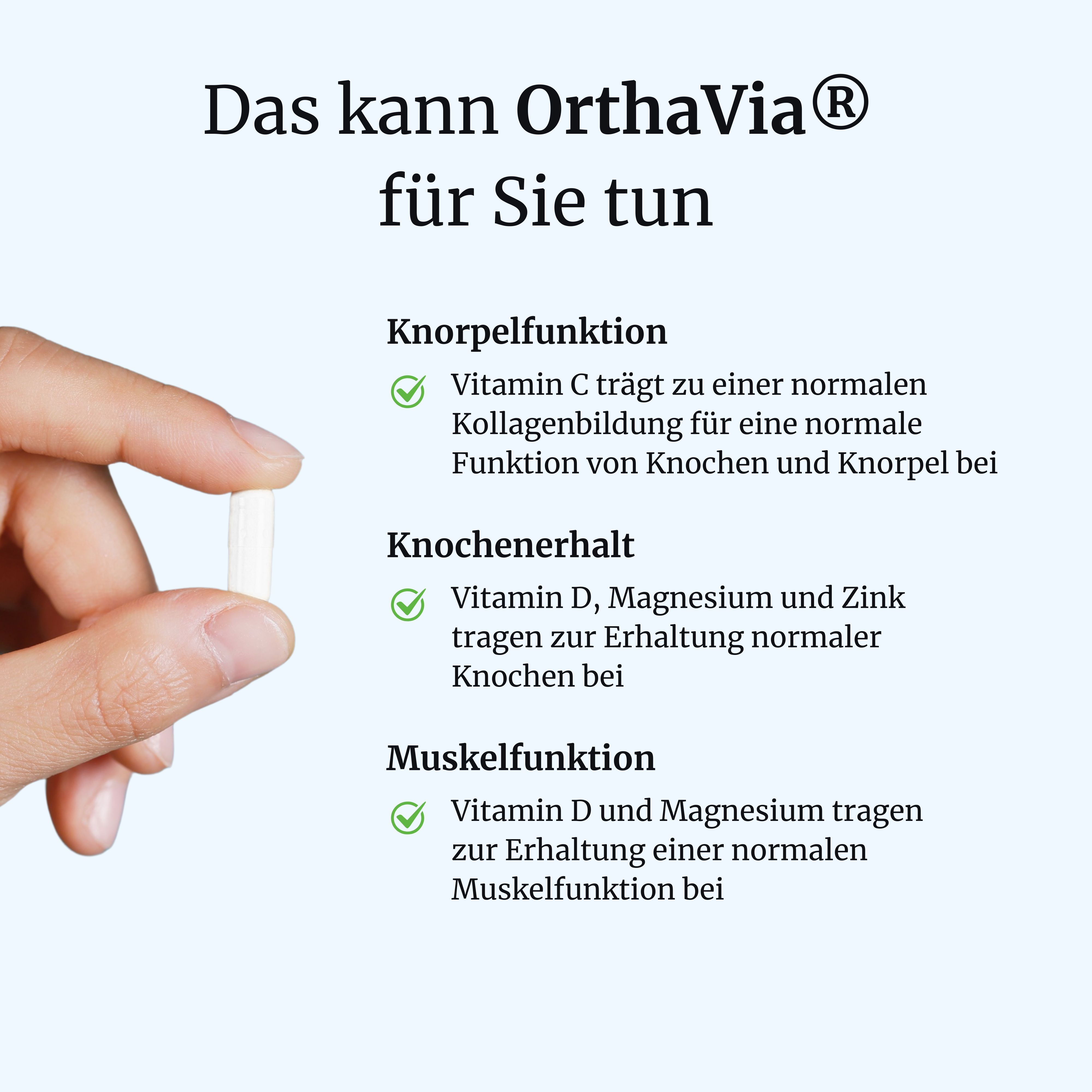 FORTEA® OrthaVia® intens – Gelenke & Rücken