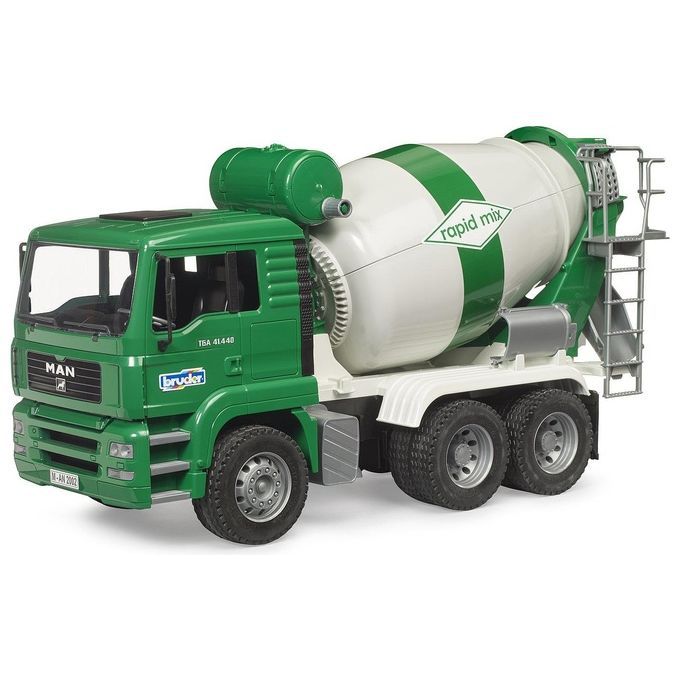 BRUDER Autobetoniera MAN TGA (BRUDER MAN TGA cement truck rapid mix,) - Immagine 8