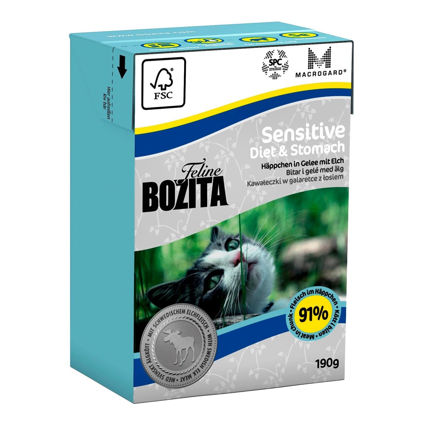 Bozita Cat Tetra Recard Diet & Stomach - Sensitve - MARKTPLATZVE