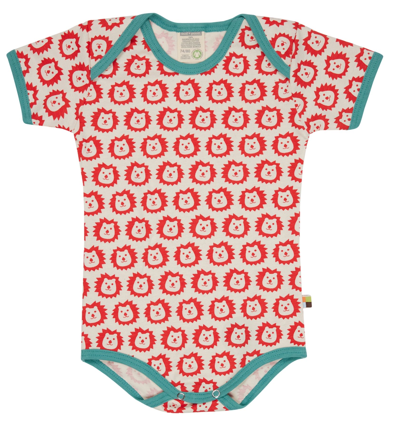 Body Bébé Mixte Loud + Proud - 100% Coton, Manches Longues, Fermeture Boutons-Pression - Pack De 1