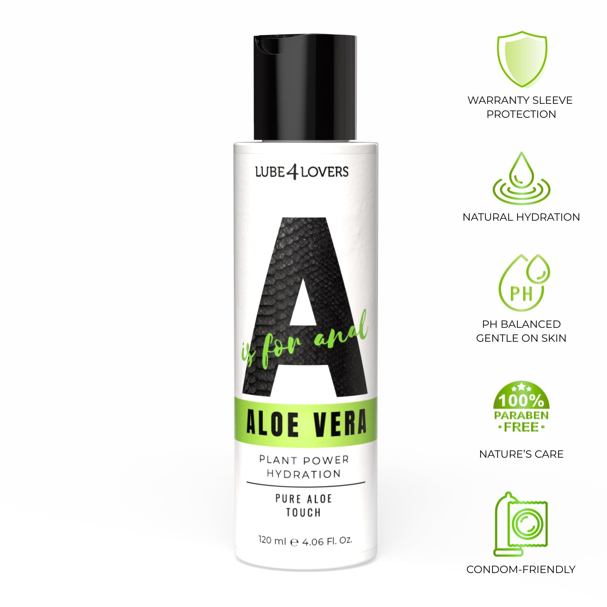 Lubrificante Anale A is for Aloe Vera 120ml