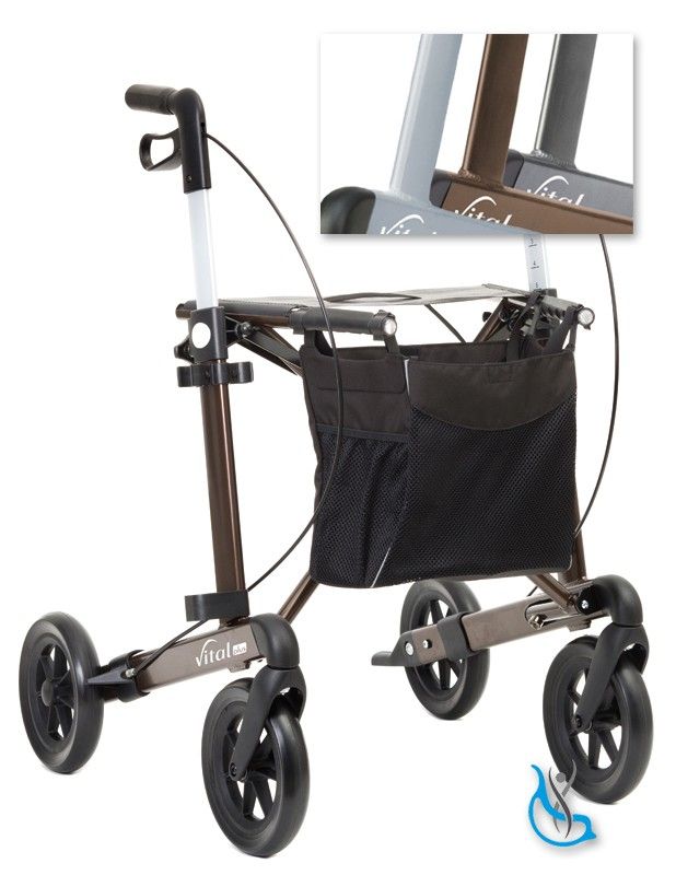 Russka Rollator Vital plus 54 eisblau