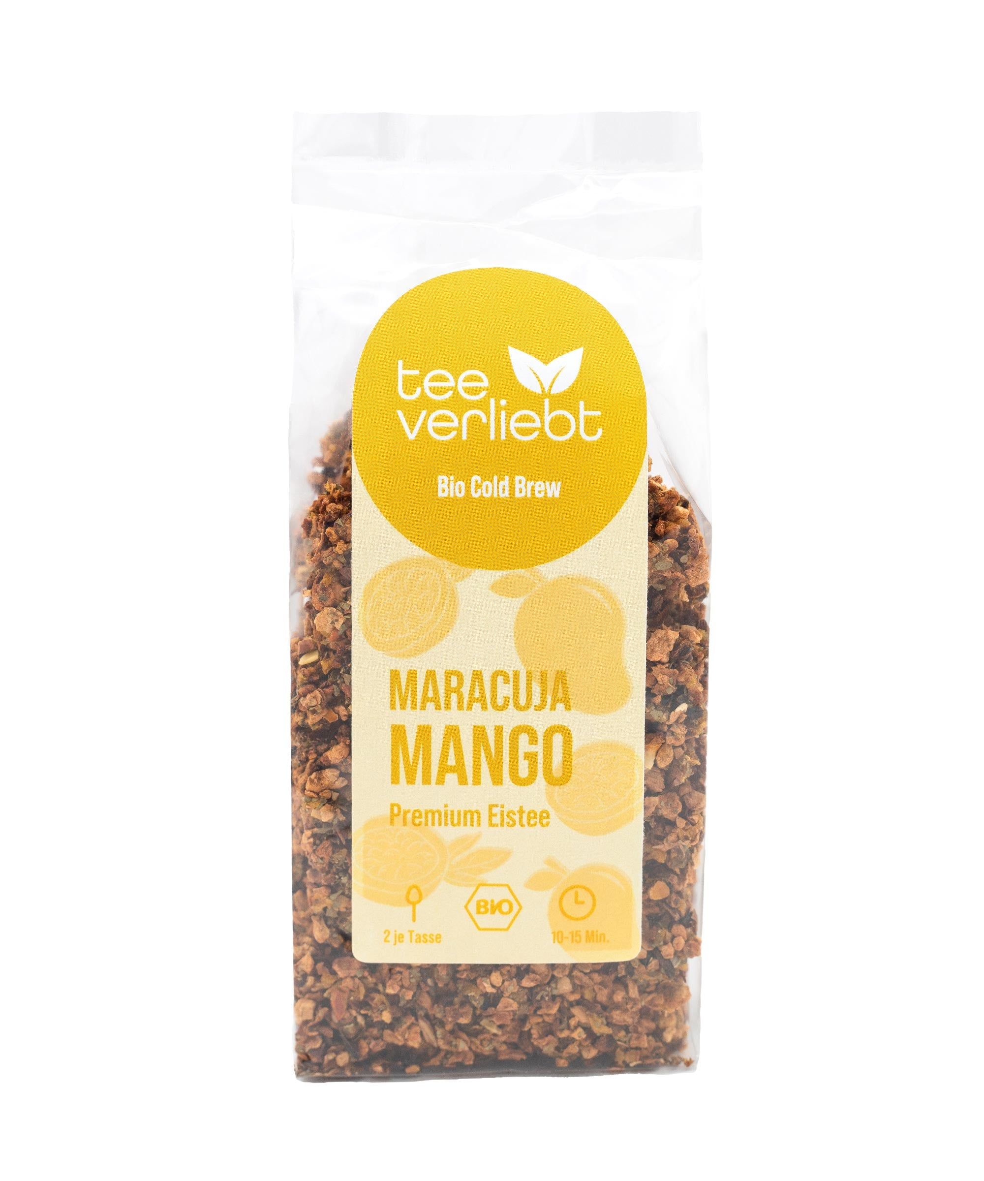 teeverliebt – Mango-Maracuja Bio Cold Brew | Premium Bio Eistee