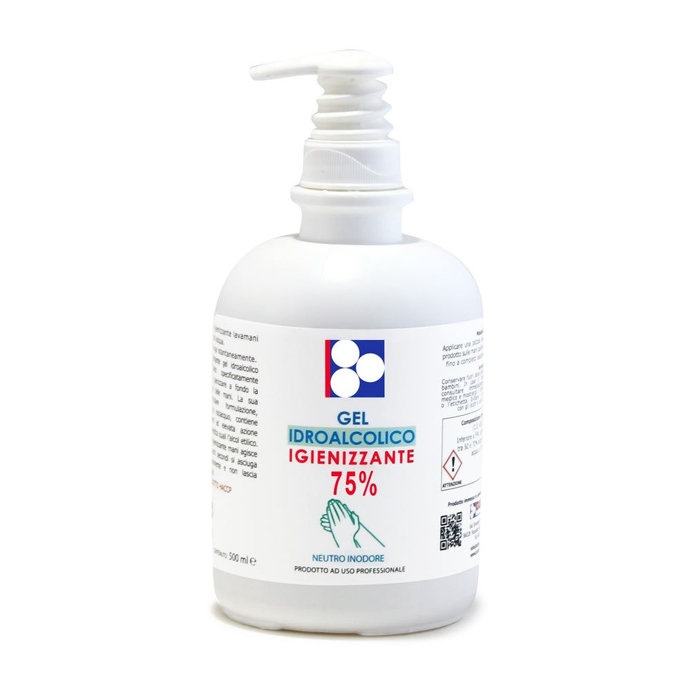 Gel igienizzante mani alcool 75%