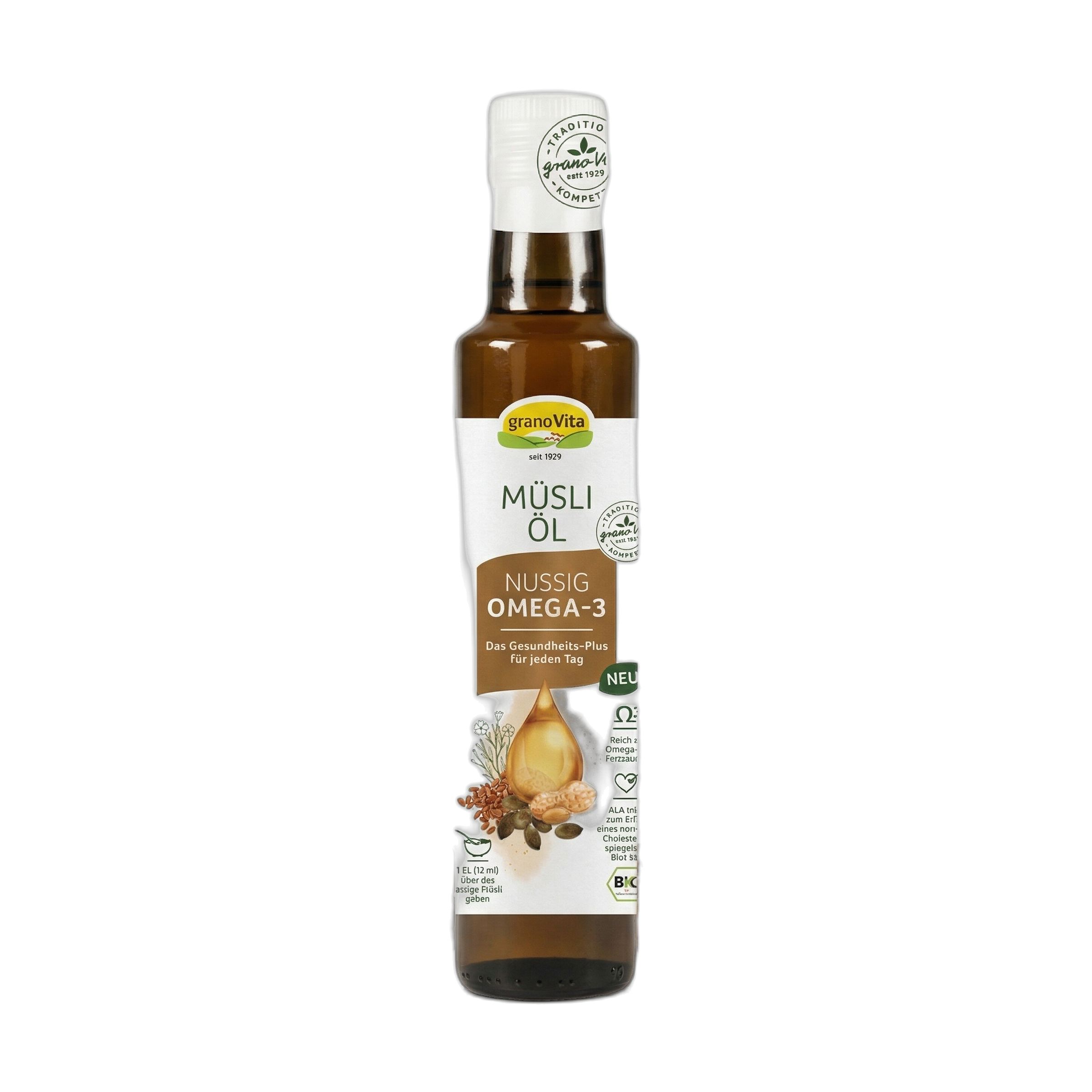 Grano Vita Müsli Öl Nussig Bio - 250 ml