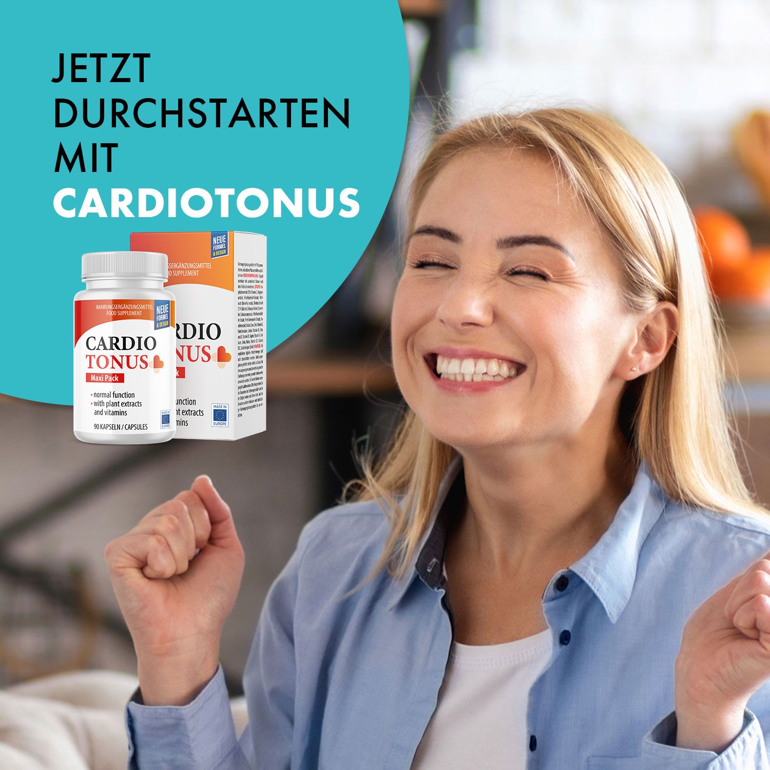 Cardiotonus - Im großen Maxi-Pack 90 St Kapseln