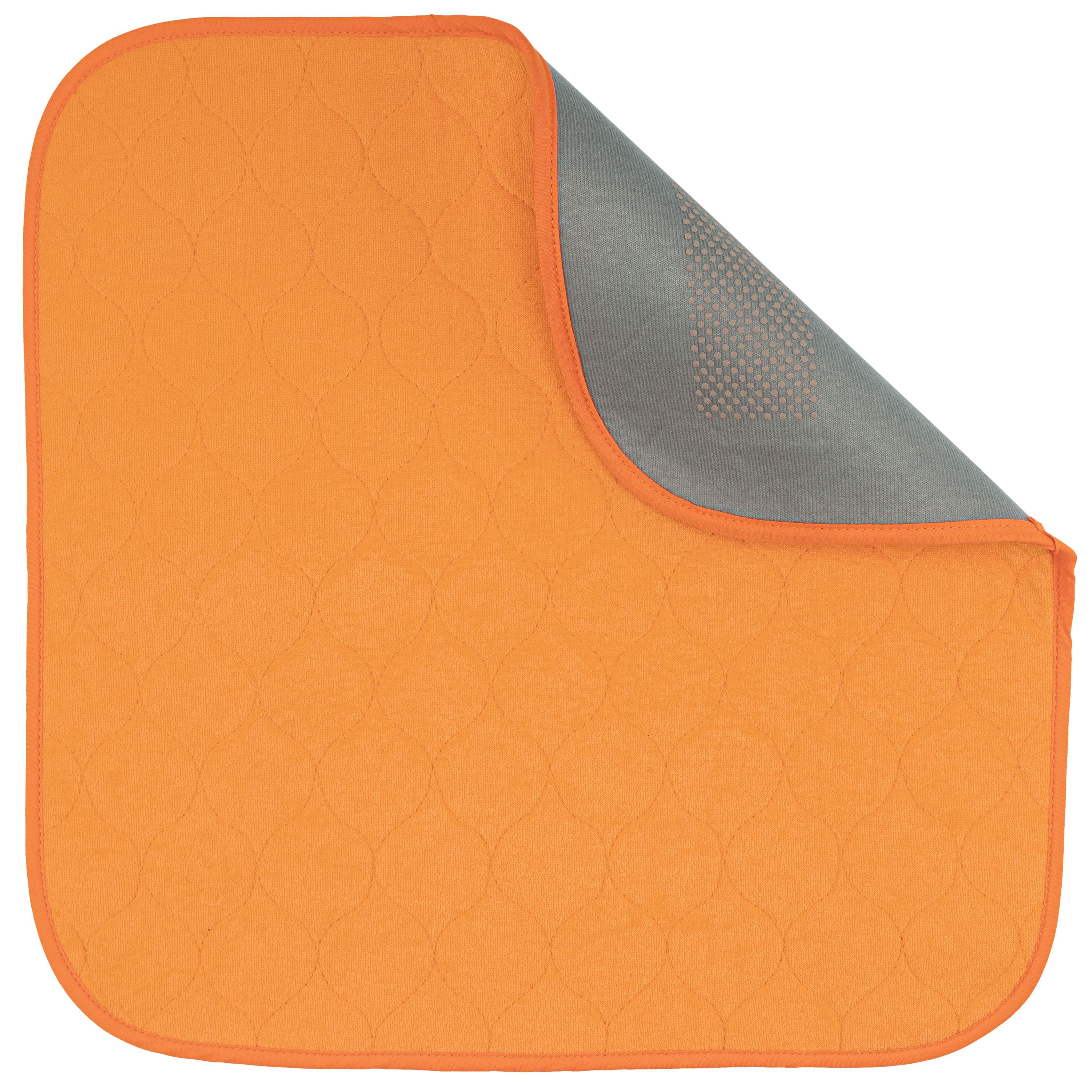 Sensalou Inkontinenz Stuhlunterlage Sitzunterlage wasserdicht waschbar 45x45 cm Orange