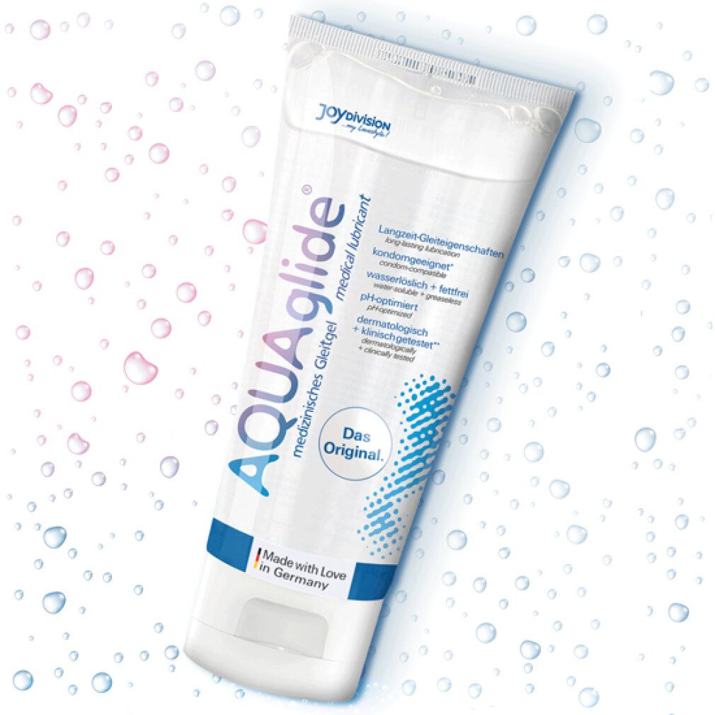 AQUAglide® medizinisches Gleitgel in Tube. Das Original. Made in Germany.