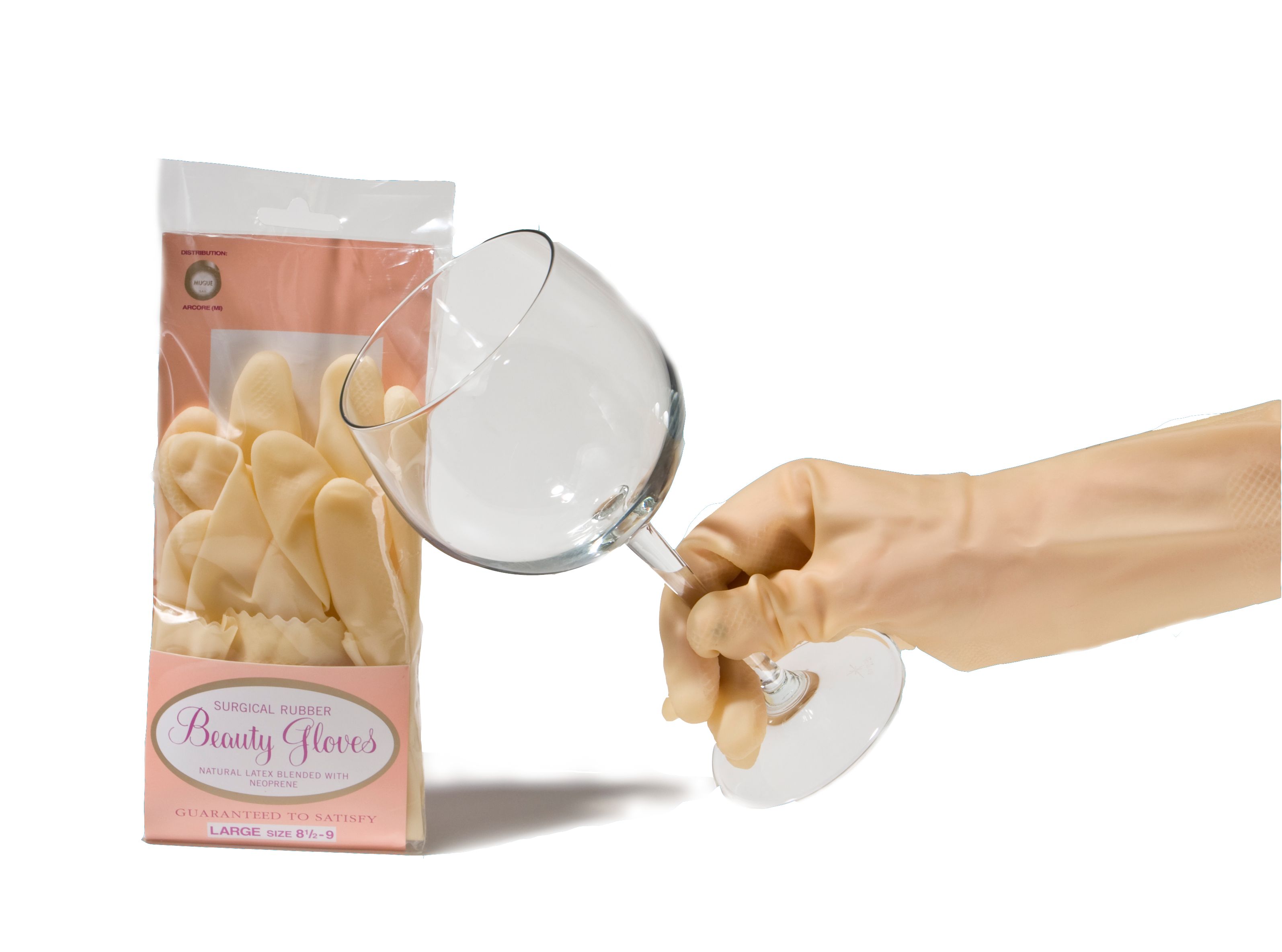 MUGUE Guanti Beauty Gloves taglia Large 8,5-9