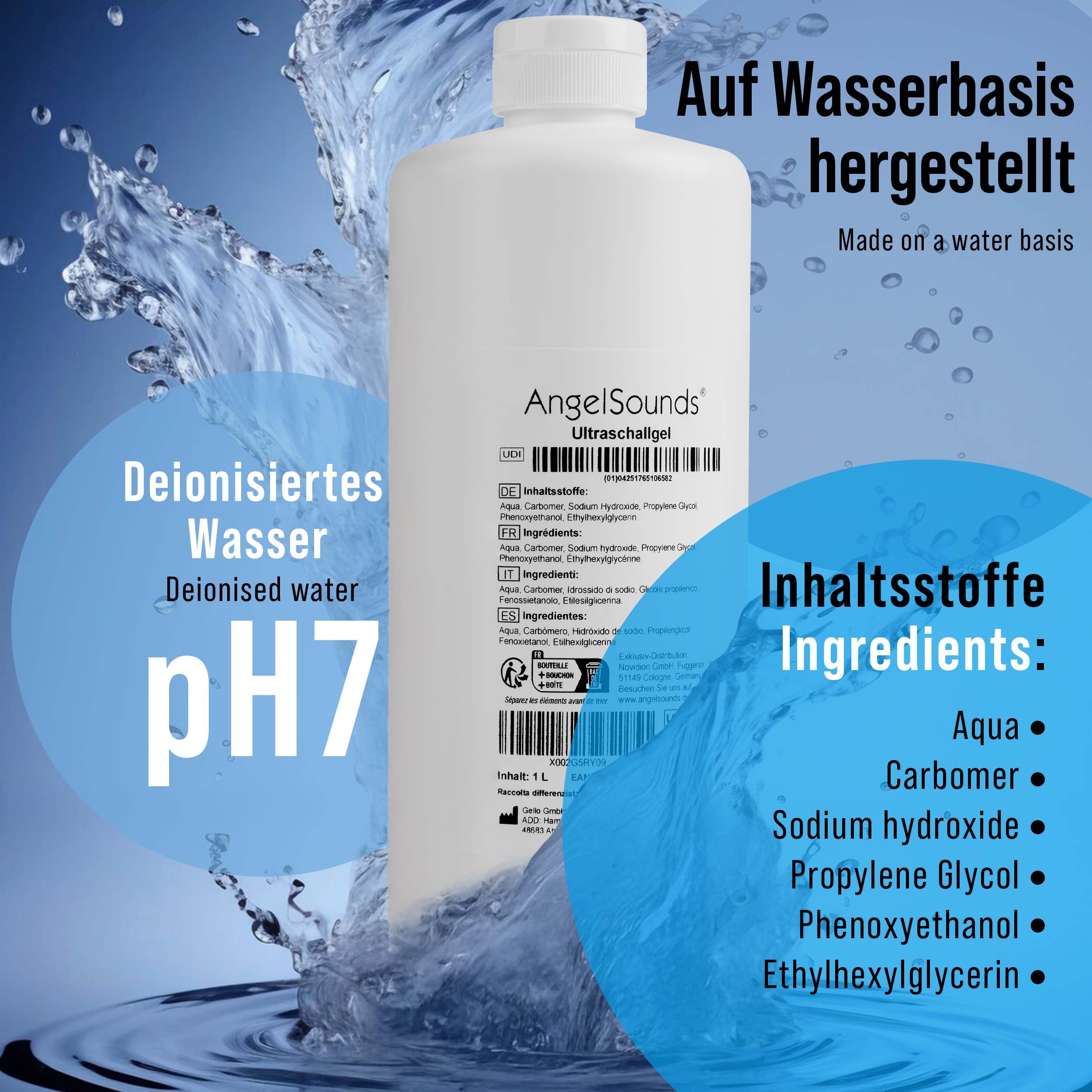 AngelSounds Ultraschallgel - Leitfähiges Sonographie Gel