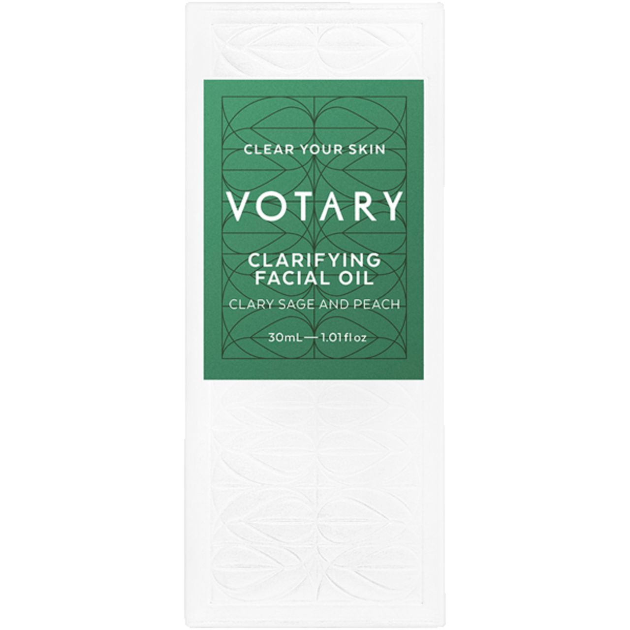 VOTARY Clarifying Clary Sage and Peach Gesichtsöl