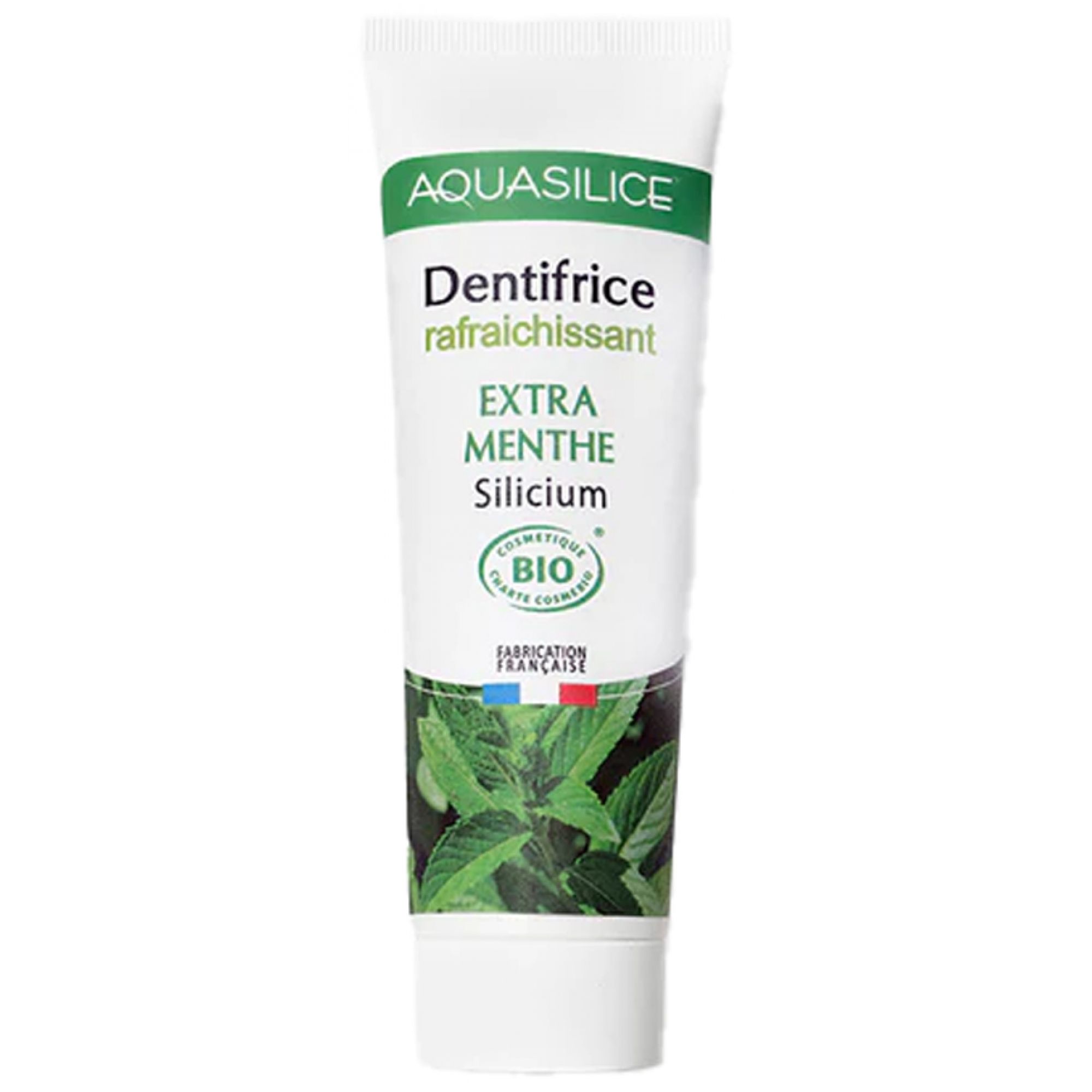 Aquasilice Erfrischende Zahnpasta Extra Minze Bio 3,5x5,5x14,5 cm