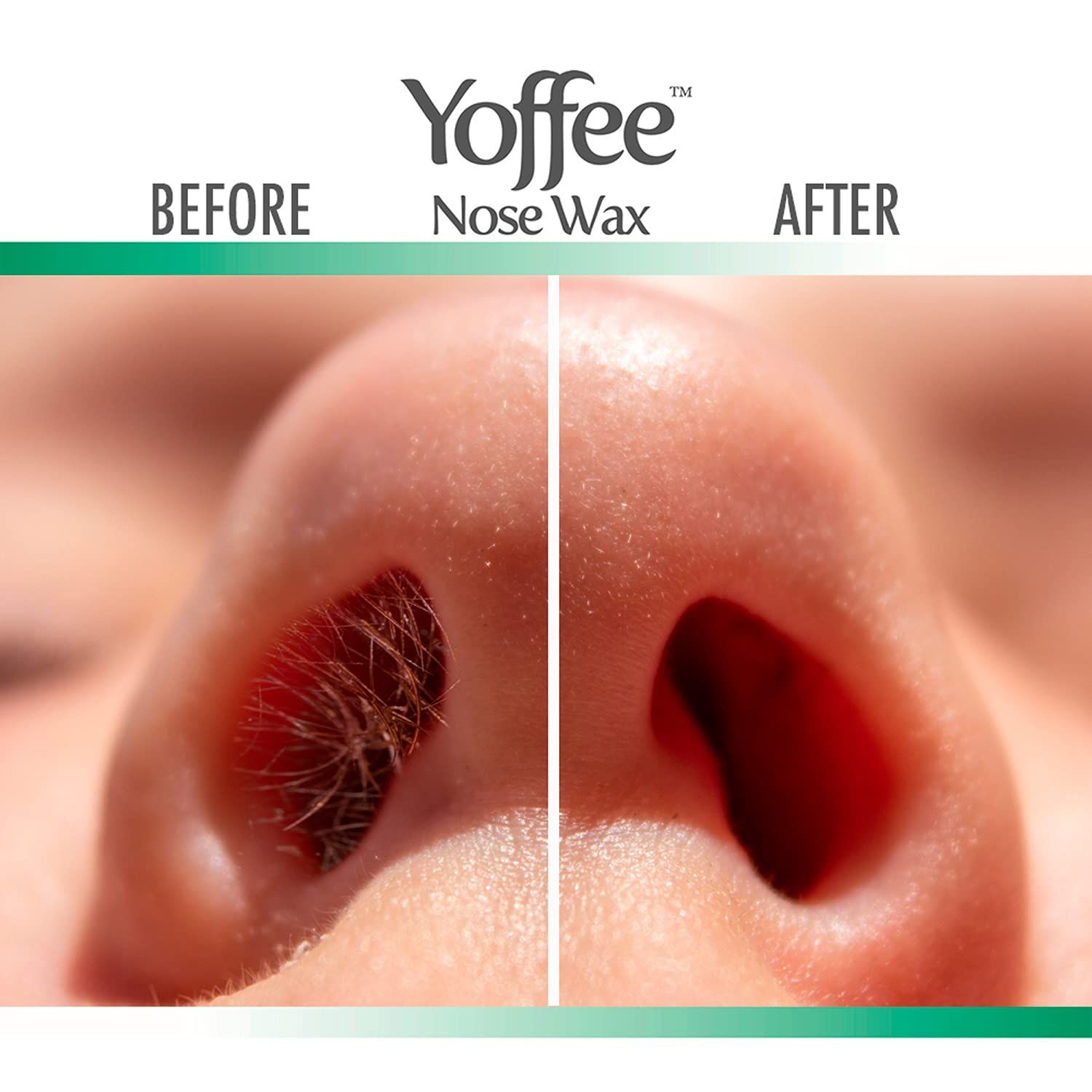 Yoffee Nose Wax Kit - Nose Hair Removal Set - Männer und Frauen - Nasenhaarentferner - Bio