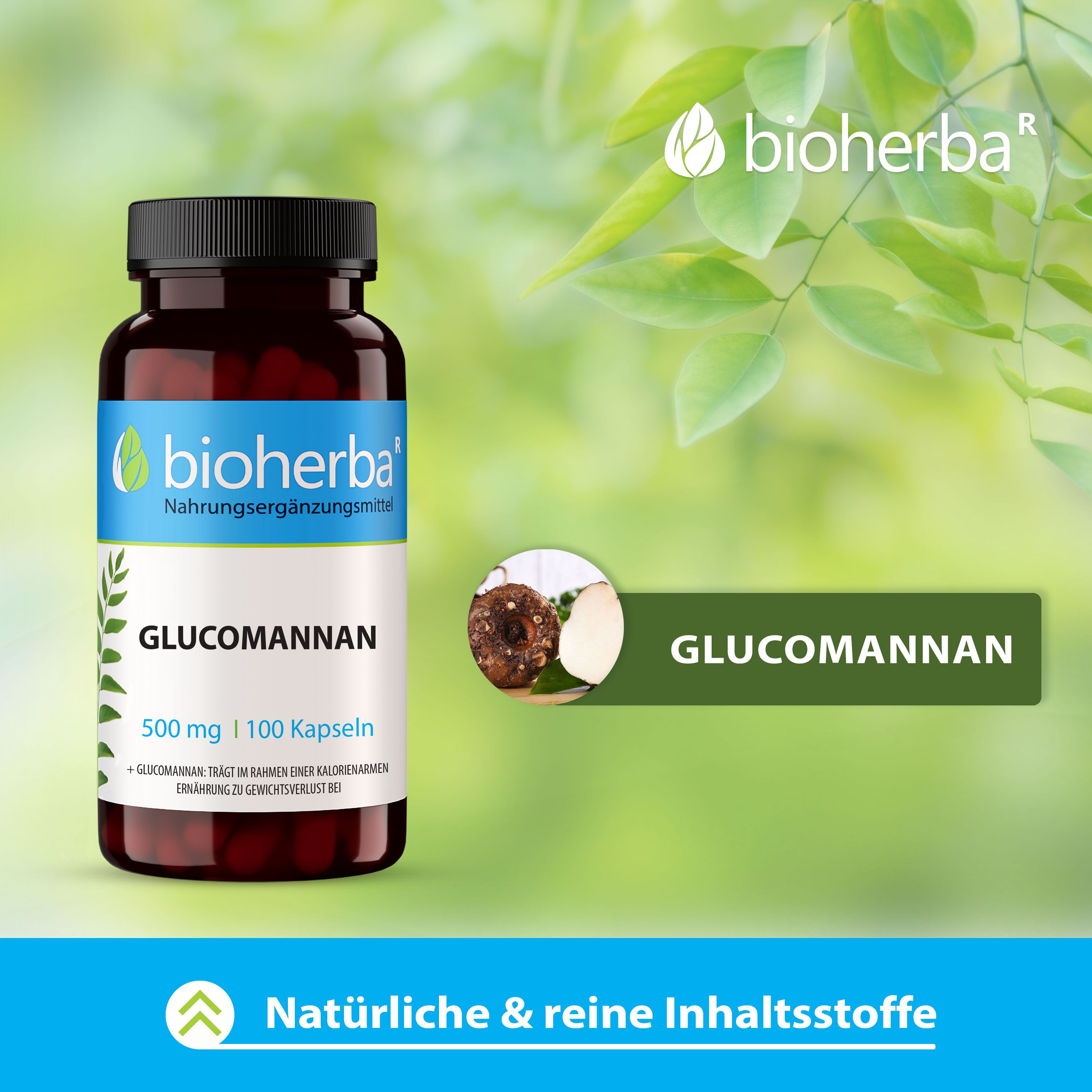 Bioherba Glucomannan Kapseln