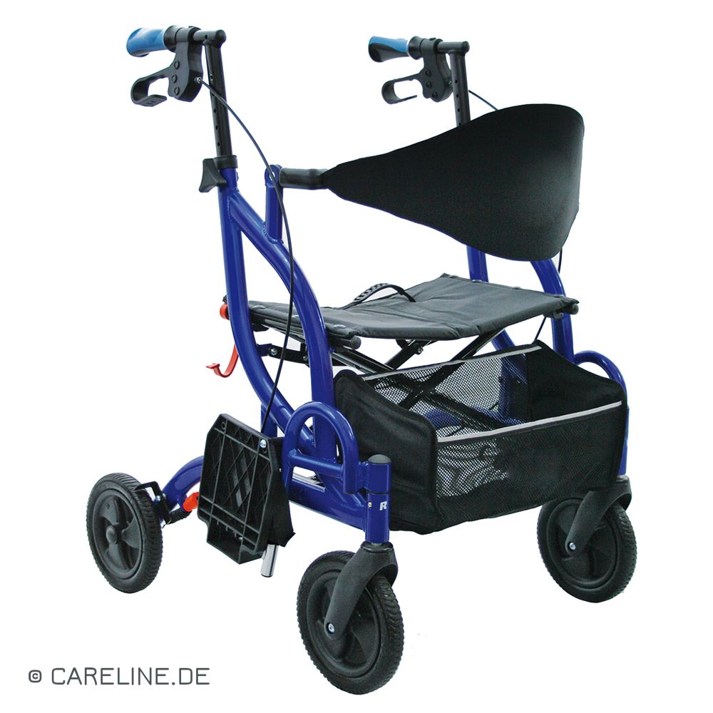 CareLine Opti Rolly - Rollator und Transportstuhl